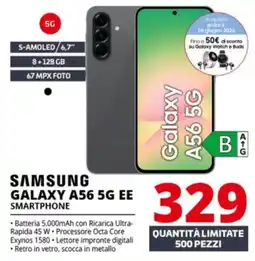 Comet SAMSUNG GALAXY A56 5G EE SMARTPHONE offerta
