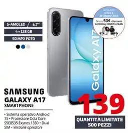 Comet SAMSUNG GALAXY A17 SMARTPHONE offerta