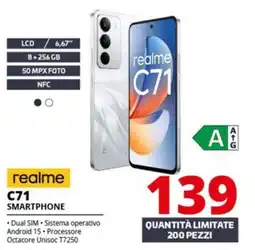 Comet realme C71 SMARTPHONE offerta