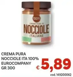 Vivo Supermercati Crema pura nocciole ita 100% EUROCOMPANY offerta