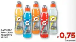 Vivo Supermercati Gatorade run&drink offerta