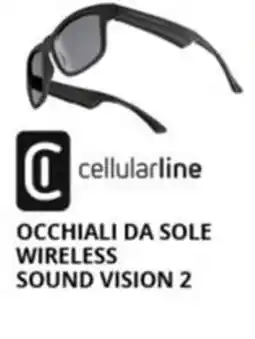 Comet Cellularline occhiali da sole wireless sound vision 2 offerta