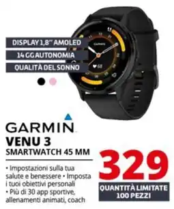 Comet Garmin venu 3 smartwatch 45 MM offerta