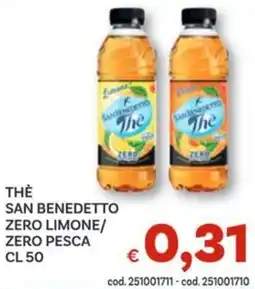 Vivo Supermercati Thè san benedetto zero limone/ zero pesca offerta