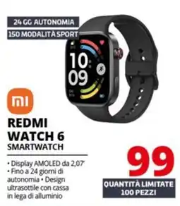 Comet Xiaomi redmi watch 6 smartwatch offerta