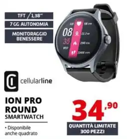 Comet Cellularline ion pro round smartwatch offerta