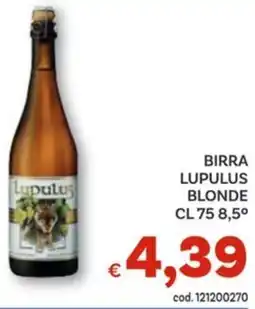 Vivo Supermercati Birra lupulus blonde offerta