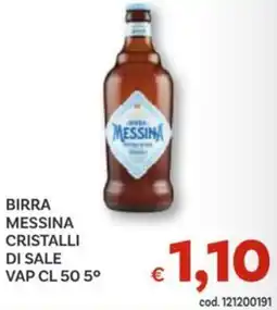 Vivo Supermercati Birra messina cristalli di sale offerta