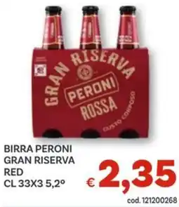 Vivo Supermercati Birra peroni gran riserva red offerta