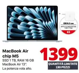 Comet MacBook Air chip M5 offerta
