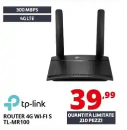 Comet tp-link ROUTER 4G WI-FI S TL-MR100 offerta