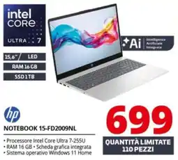 Comet hp NOTEBOOK 15-FD2009NL offerta
