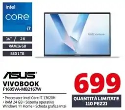 Comet ASUS VIVOBOOK F1605VA-MB2167W offerta