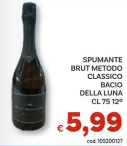 Vivo Supermercati Spumante brut metodo classico bacio della luna 12° offerta