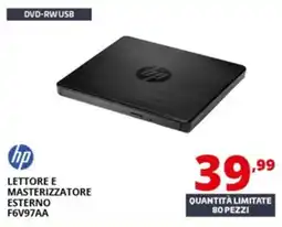 Comet Hp lettore e masterizzatore esterno F6V97AA offerta