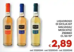 Vivo Supermercati Liquoroso di sicilia igt malvasia/ moscato/ zibibbo 15° offerta