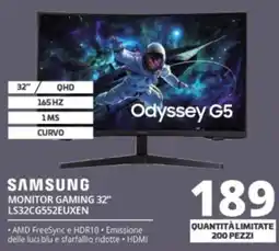 Comet SAMSUNG MONITOR GAMING 32" LS32CG552EUXEN offerta