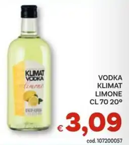 Vivo Supermercati Vodka klimat limone 20° offerta