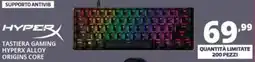 Comet Tastiera gaming hyperx alloy origins core offerta