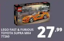 Comet Lego fast & furious toyota supra MK4 77260 offerta