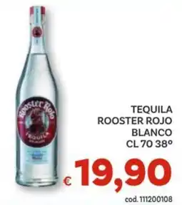 Vivo Supermercati Tequila rooster rojo blanco 38° offerta