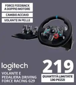 Comet Logitech volante e pedaliera driving force racing 629 offerta