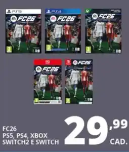 Comet FC25 PS5, PS4, xbox switch2 e switch offerta