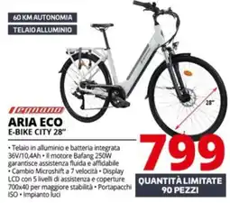 Comet Legnano aria eco e-bike city 28" offerta