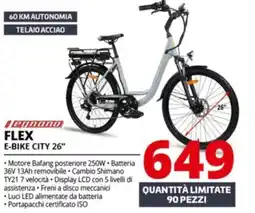 Comet Legnano flex e-bike city 26" offerta
