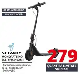 Comet Segway μονοραττινο elettrico E2 E II offerta