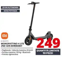 Comet Xiaomi monopattino 4 LITE 2ND GEN BHR8048IT offerta