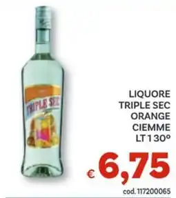 Vivo Supermercati Liquore triple sec orange ciemme 30° offerta