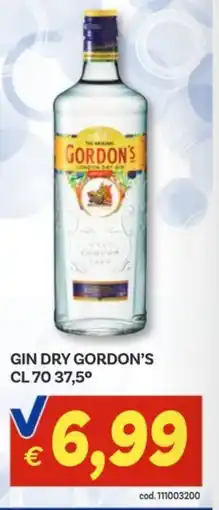 Vivo Supermercati Gin dry gordon's 37,5° offerta