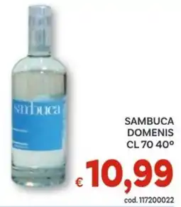 Vivo Supermercati Sambuca domenis 40° offerta