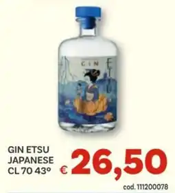 Vivo Supermercati Gin etsu japanese 43° offerta