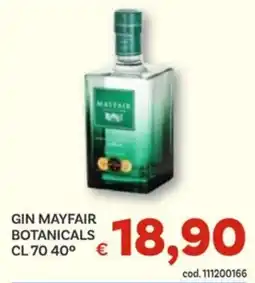 Vivo Supermercati Gin mayfair botanicals 40° offerta