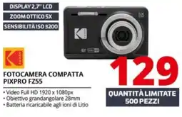 Comet Kodak fotocamera compatta pixpro FZ55 offerta