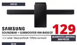 Comet SAMSUNG SOUNDBAR + SUBWOOFER HW-B450/ZF offerta