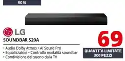 Comet LG SOUNDBAR S20A offerta