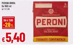 A&O Peroni birra offerta
