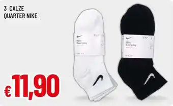 3 calze quarter NIKE