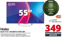 Comet Haier QLED TV 55" H55Q80FUX SERIE Q80 offerta
