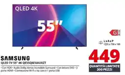 Comet SAMSUNG QLED TV 55" 4K QE55Q6FAAUXZT offerta