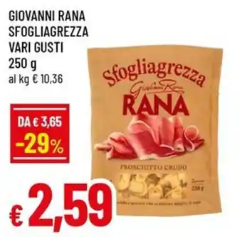 Giovanni rana sfogliagrezza
