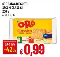 A&O Oro saiwa biscotti secchi classici offerta