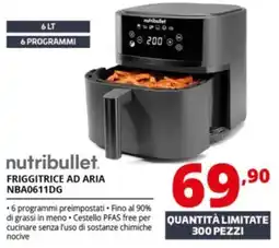 Comet nutribullet FRIGGITRICE AD ARIA NBA0611DG offerta