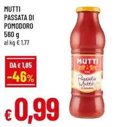 A&O Mutti passata di pomodoro offerta