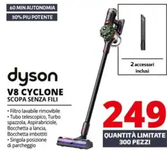 Comet Dyson V8 cyclone scopa senza fili offerta
