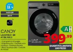 Comet CANDY LAVATIRCE BR 411BL10G-S offerta