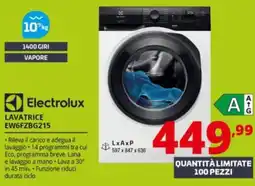 Comet Electrolux LAVATRICE EW6FZBG215 offerta